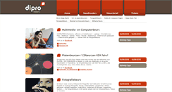 Desktop Screenshot of dipro.be
